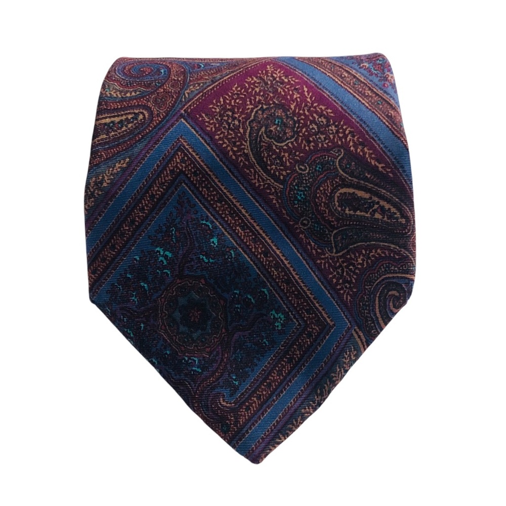 Christian Dior Neck Tie 100% Silk Men’s Vintage Necktie Made in USA